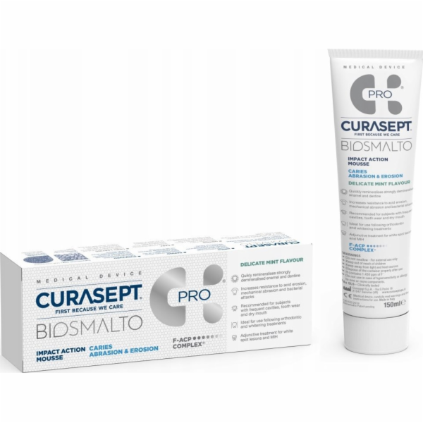 Curasept CURASEPT BIOSMALTO* pěna + PŘEKRÝVKY 150ML