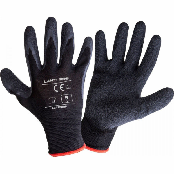 Lahti Pro Latexové rukavice černé l212210p, 12 párů, 10, ...