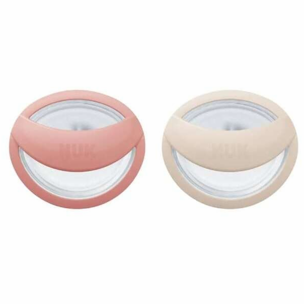 NUK NUK Dudlík USP 2ks 0-6M PM BEIGE/JEW 10175339 1/6