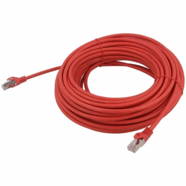 Gembird patchcord Cat 6a, S/FTP, LSZH, červený, 20m (PP6A...