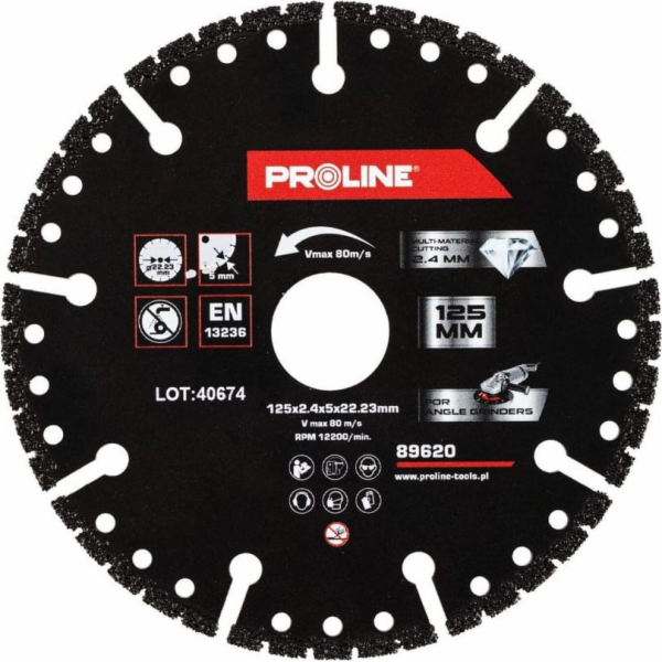 Pro-Line Diamantový řezný kotouč, multimateriálový, 125*2...