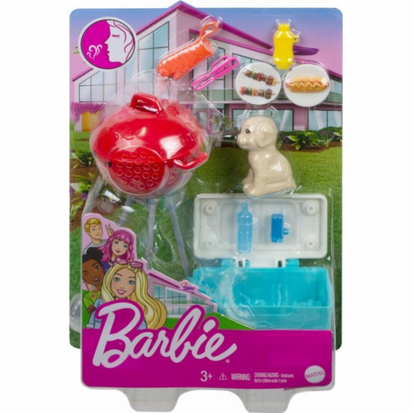 Mattel Příslušenství Barbie Mini sada Barbie Grill World