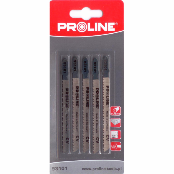 Pro-Line pilové listy do přímočaré pily 5 ks 100 mm 10TPI...