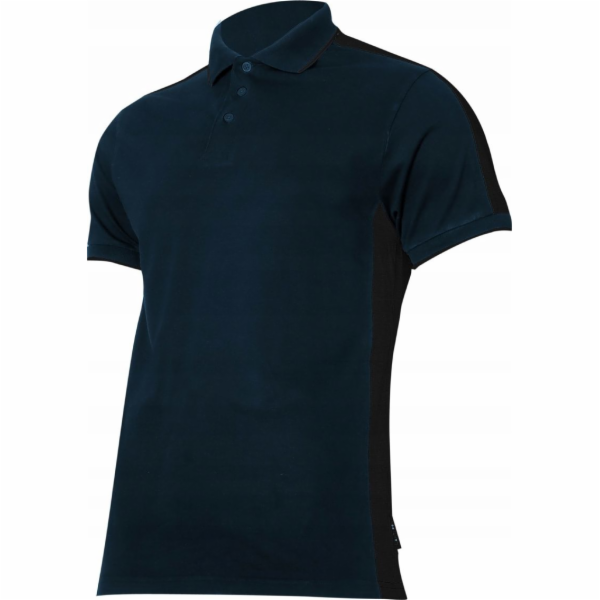 Lahti Pro Pánské polo tričko 190g/m2, tmavě modrá a černá...