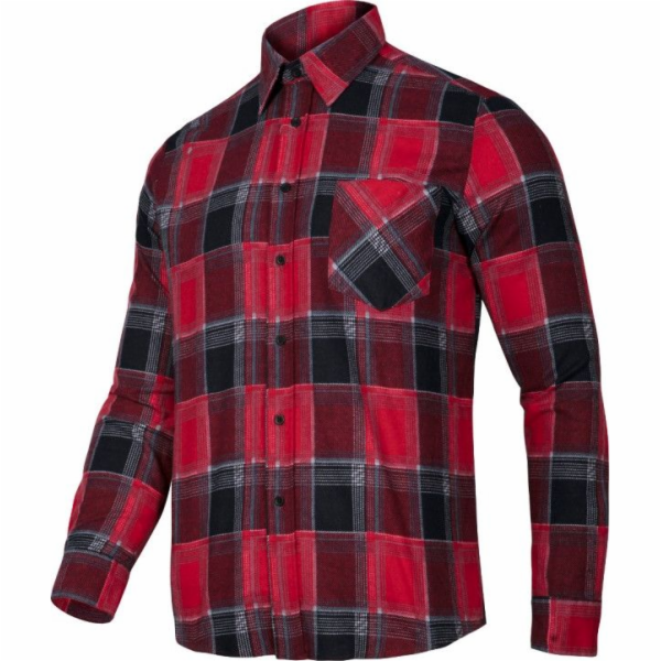 Lahti Pro Flanelová košile červená, 120G/M2, 3XL (LPKF13XL)