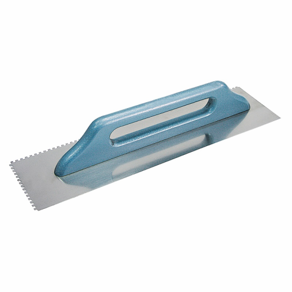 Mega nerezová zednická lžíce 480x130mm se zuby 10x10mm - ...