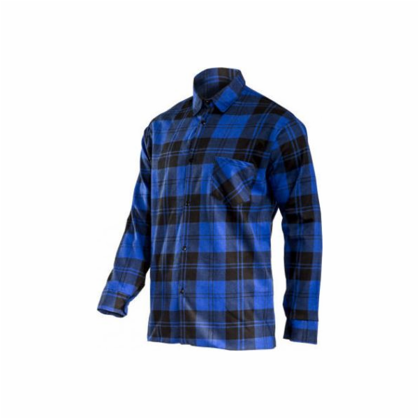 Lahti Pro TMAVĚ MODRÁ FLANELOVÁ KOŠILE, 170G/M2, S, CE, L...
