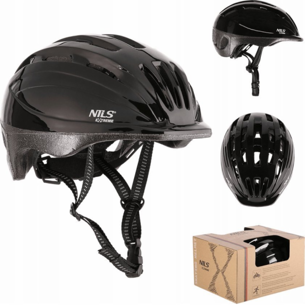 Nils Extreme Dětská helma MTV62J ČERNÁ VELIKOST S (48-52 CM)