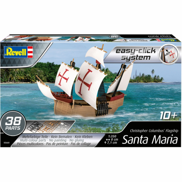 Revell PROMO 05660 Plachetnice Santa Maria 1:350 Easy-Cli...