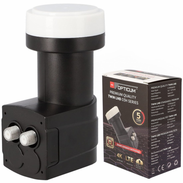 Opticum Satelitní anténa TWIN Opticum RED LNB 03H Premium...