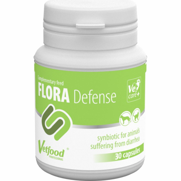 VETFOOD Flora Defense - doplňky stravy pro psy a kočky - ...