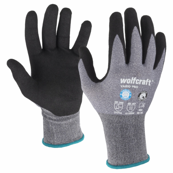 wolfcraft pracovní rukavice VARIO PRO, vel. 9 (L) 4983000