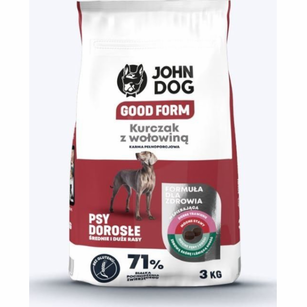 JOHN DOG Good Form Medium and large breeds Chicken with b...