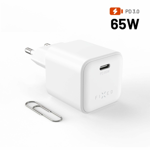 Fixed Pevná mini nabíječka 1x USB-C 3,25 A (FIXCG65M-C-WH)