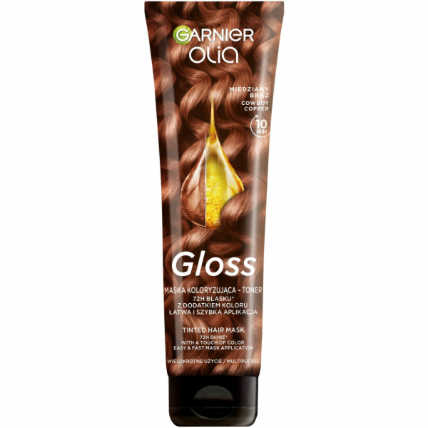 Schwarzkopf GARNIER_Olia Gloss barva na vlasy - maska a t...