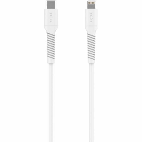 Fixed Pevný kabel USB-C na Lightning 1,2 m bílý (FIXDLS2-...