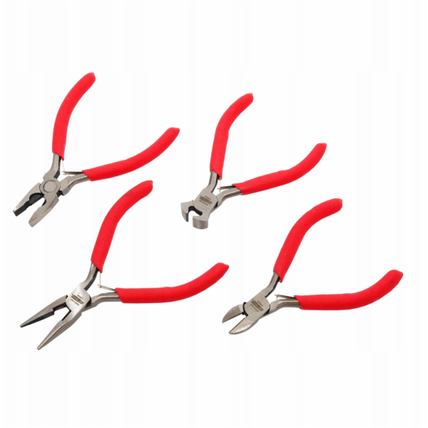 AWTools AWTOOLS MINI KLEŠTĚ 125 mm sada 4 ks KALENÉ