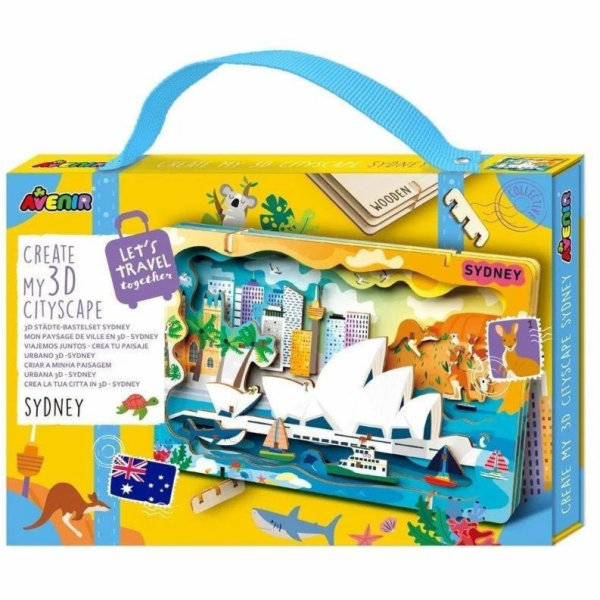 Avenir Vytvořte si panorámu města Sydney - 3D dřevěné puzzle