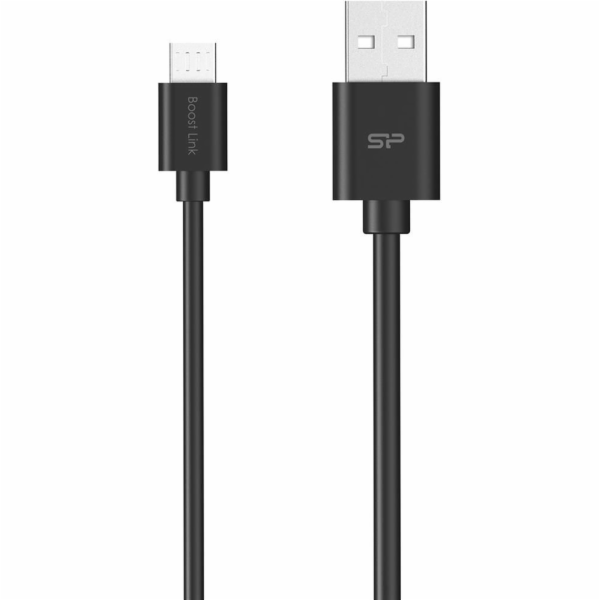 Silicon Power Kabel USB-A - 1 m černý (SP1M0ASYLK10AB1K)