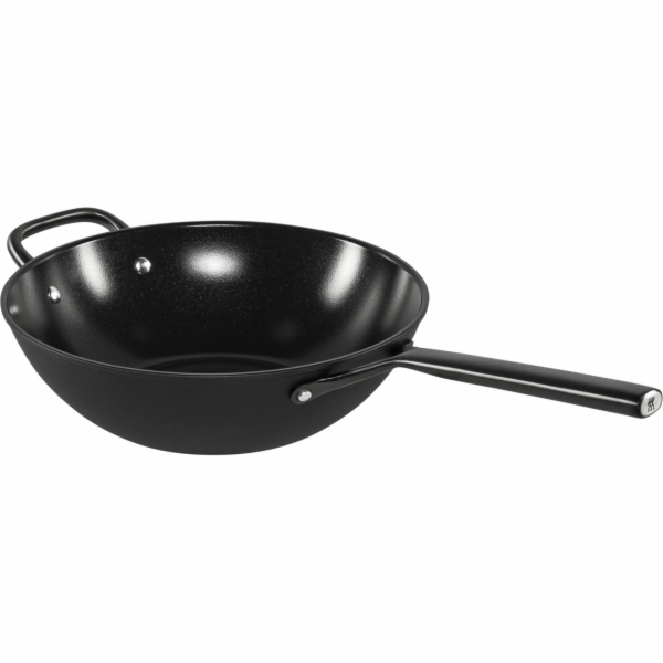 ZWILLING Milano Wok with Glass Lid 30 cm, Black