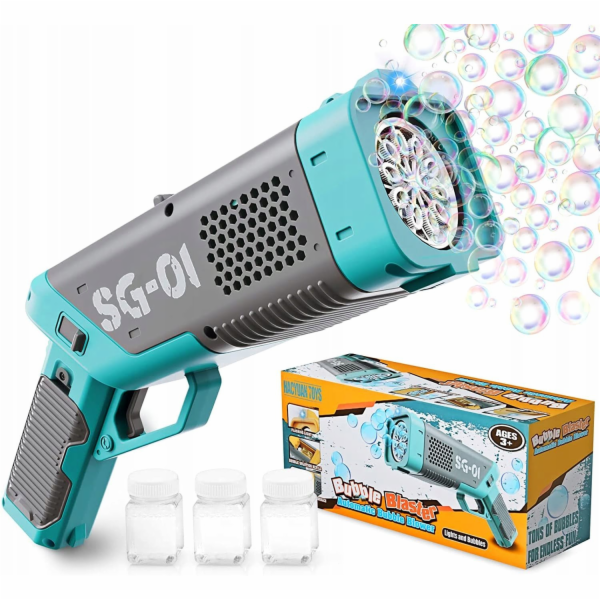 MusicMate B52C BUBLINÁŘSKÁ PISTOLA GENERÁTOR MODRÝCH BUBLIEN