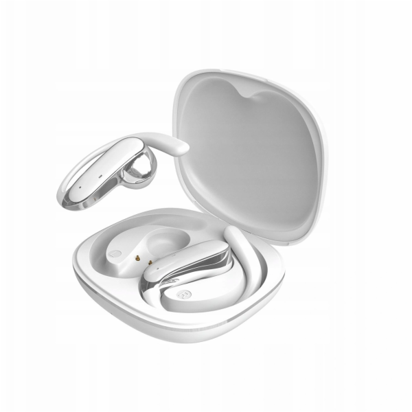 Dudao Sluchátka U17Z Bluetooth 5.3 OWS s háčky za uši - bílá