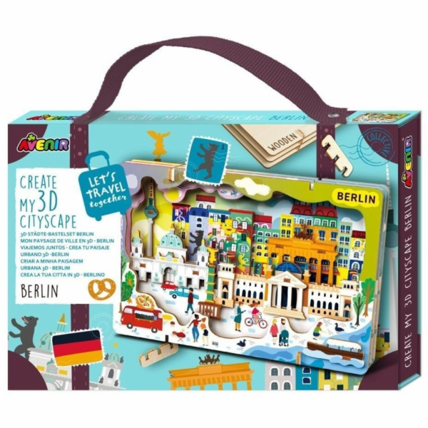 NoName Vytvořte si berlínskou panorama - 3D dřevěné puzzle