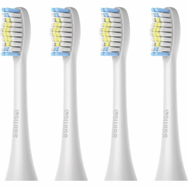 4Swiss Deep Clean White kartáčkové hlavice 4 ks.