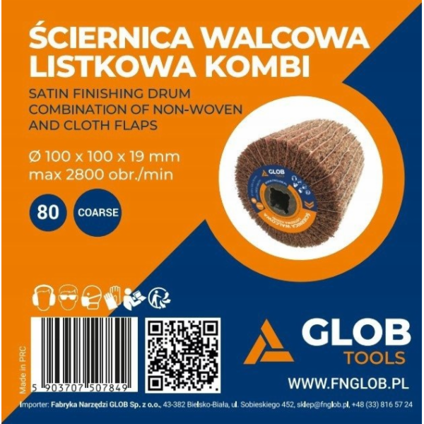 Glob Brusný kotouč Cylindrický lamelový kotouč GLOB TOOLS...