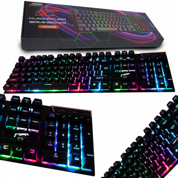 LTC Herní klávesnice RGB