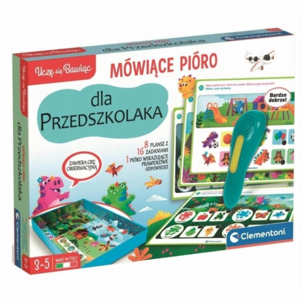 Clementoni Mluvící pero 500 otázek pro předškoláky polský...
