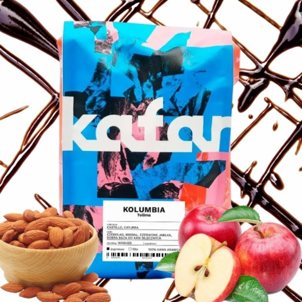 Kafar - kávová zrna Colombia Tolima Washed Espresso 250 g