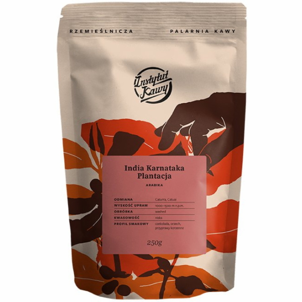 Instytut Kawy Coffee Institute - kávová zrna Indie Karnat...