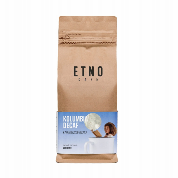 Etno Cafe - bezkofeinová káva Mexico Decaf Espresso 250 g