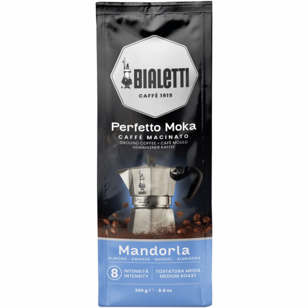 Bialetti mletá káva Perfetto Moka Mandle 250g