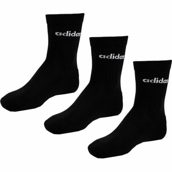 Adidas ponožky adidas Linear Crew Cushioned 3P černé IC13...