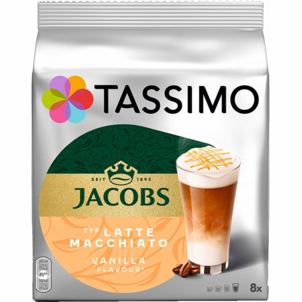 Staples Sponky Tassimo Jacobs Latte Macchiato Vanilla XL ...