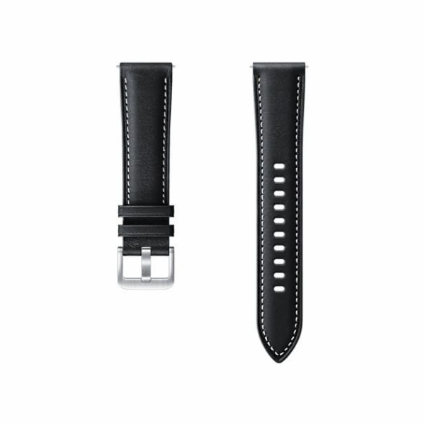 Samsung Hybridní kožený řemínek (20 mm, S/M) červený