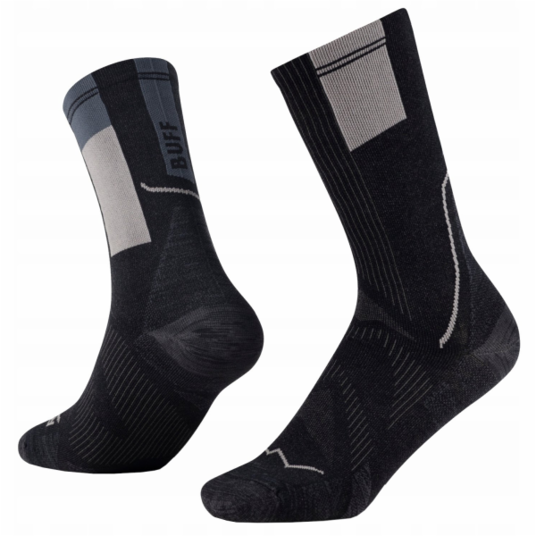 Buff Ponožky BUFF Coolnet Crew 137789999 Černé 45-47