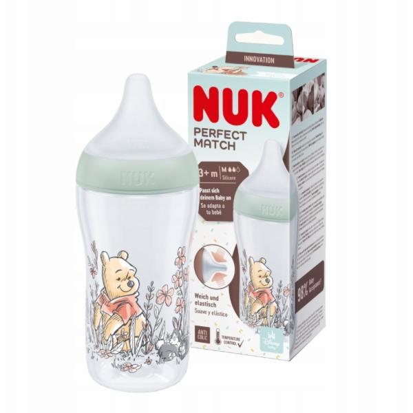 NUK LAHEV NUK PP 260ML SIL WTP M KUBUS10742027 1/6