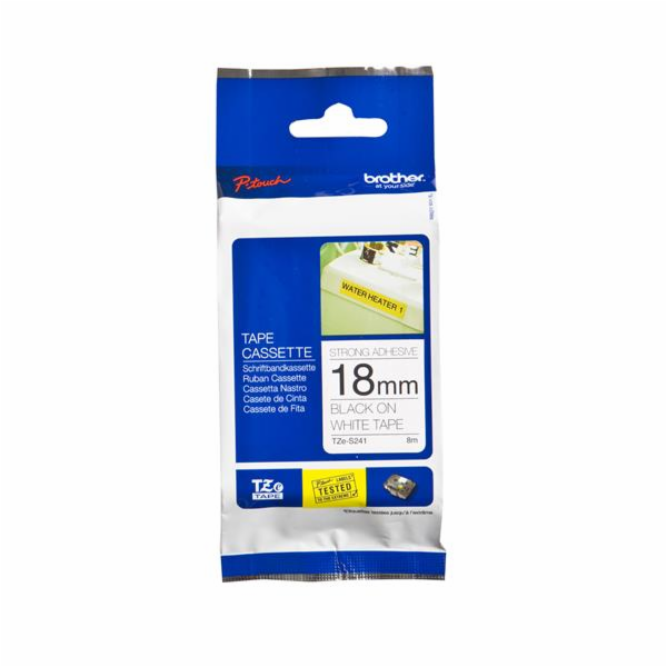 BROTHER TZES241 - kazeta TZ šířky 18mm, extrémně adhesivn...