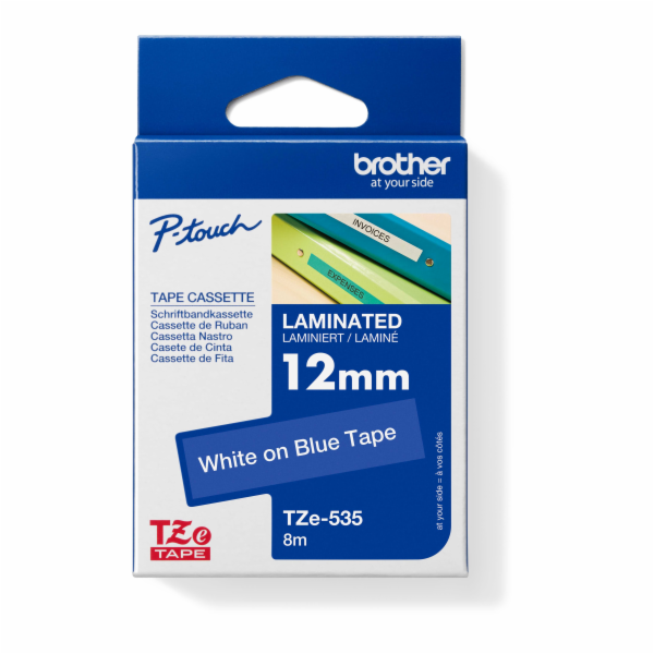 BROTHER TZE535 - kazeta TZ šířky 12mm, laminovaná TZE-535...
