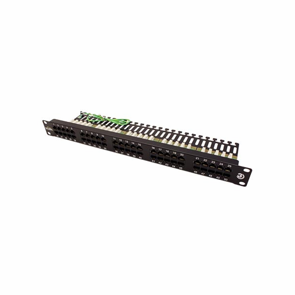 Solarix SX25-ISDN-BK 19" ISDN panel Solarix 25 x RJ45 čer...