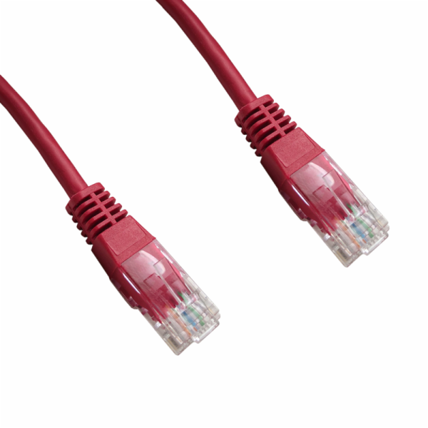 DATACOM Patch kabel UTP CAT5E 3m červený
