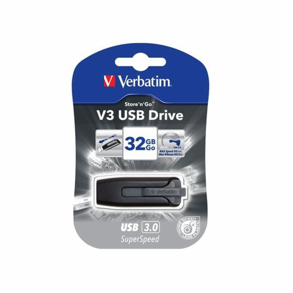 VERBATIM Flash disk Store  n  Go V3/ 32GB/ USB 3.0/ černá