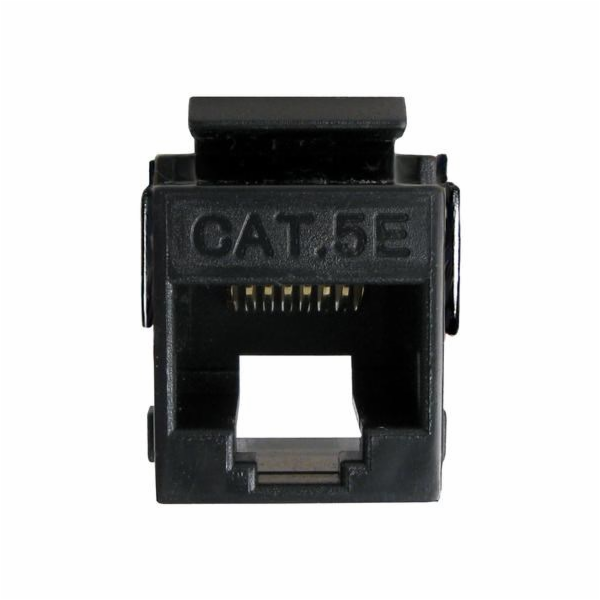 DATACOM UTP Keystone Cat5e černý Dual Slim zadní zářez