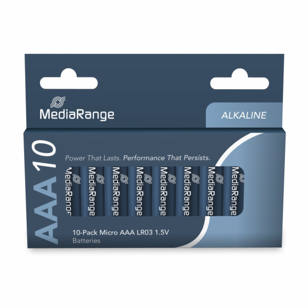 MediaRange Premium baterie micro AAA 1,5V Alkalické 10ks