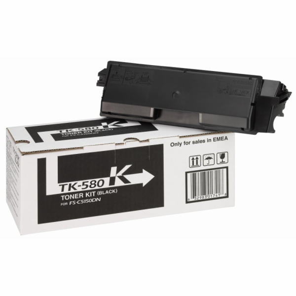 Kyocera toner TK-580K černý na 3 500 A4 (při 5% pokrytí),...
