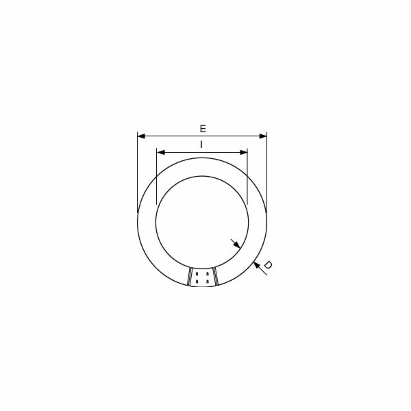 Zářivková trubice PHILIPS MASTER TL-E Circular Super 80 3...
