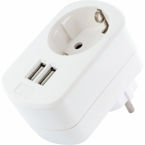 Schwaiger Schwaiger USB Ladeadapter 230V s Steckdose weiß